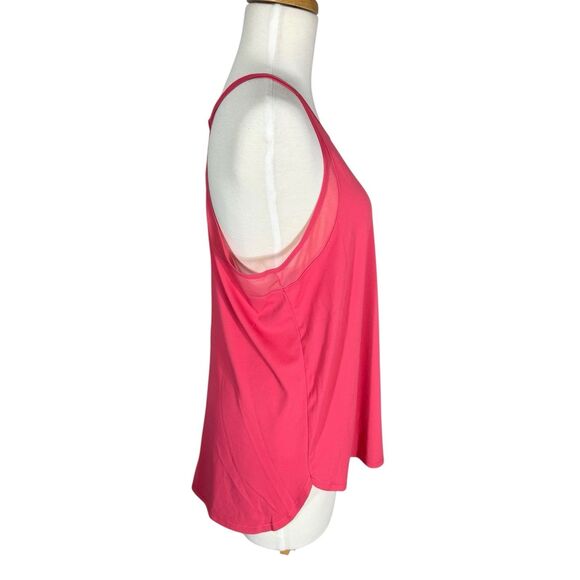 Layer8 Performance Quick Dry Athletic Racerback Tank Top Pink Sz M - Picture 4 of 5